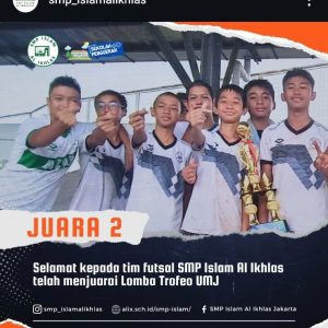 Juara II – Tim Futsal