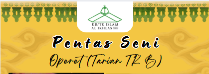 Penampilan TK B Operet (Tarian)